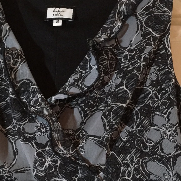 Believe Petite Size 8 Sleeveless Dress. Beautiful - Picture 3 of 5